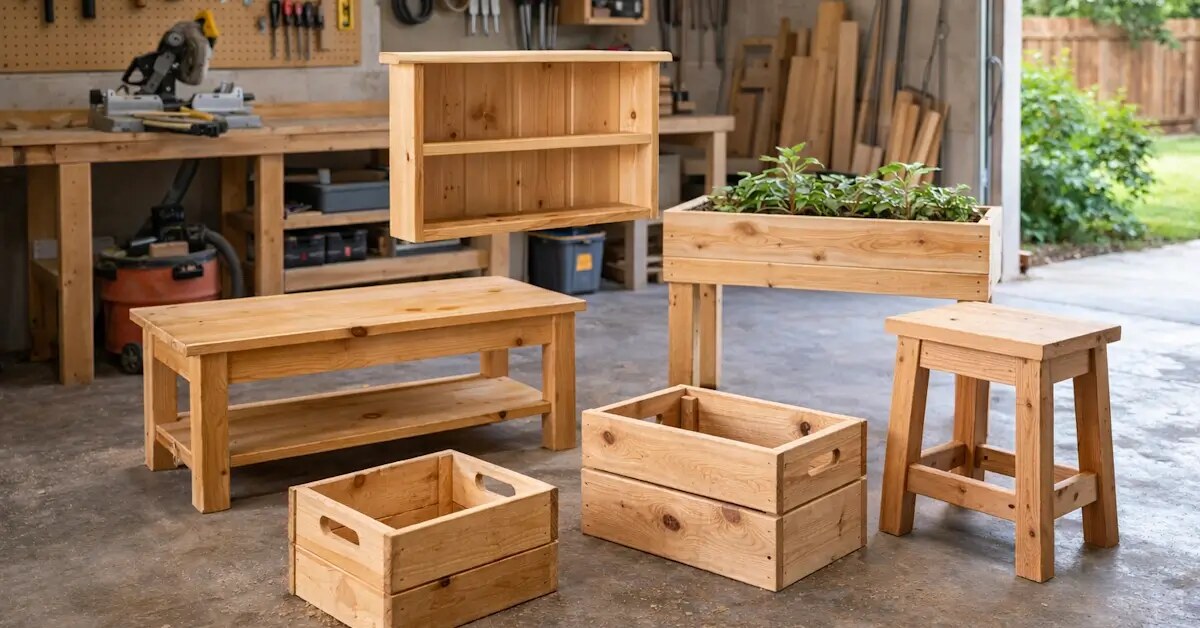 A collection of practical handmade woodworking projects