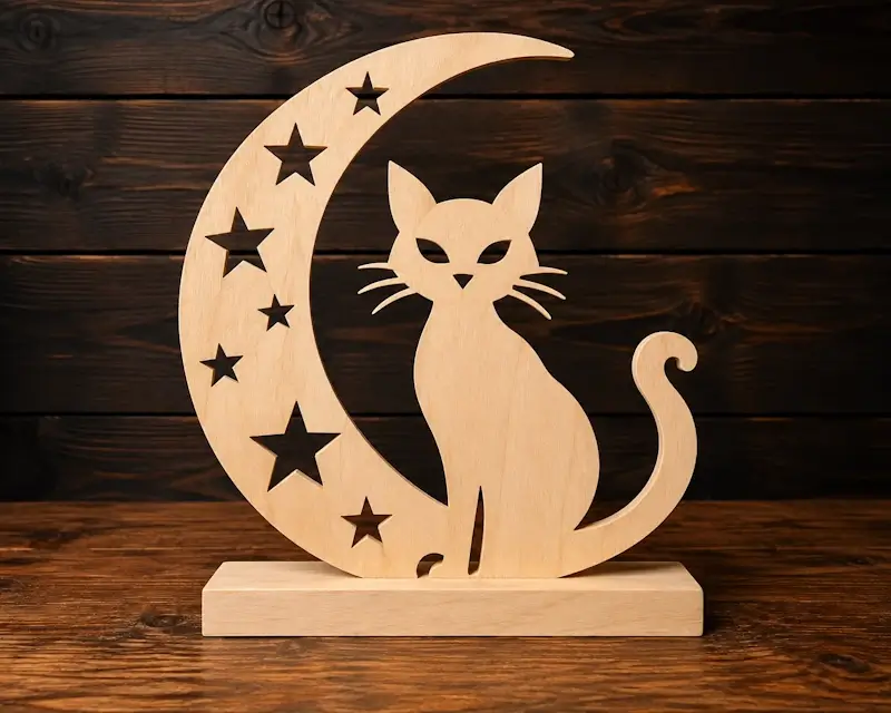 Cat on Moon