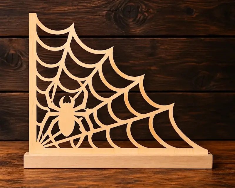 Spider in Corner Web