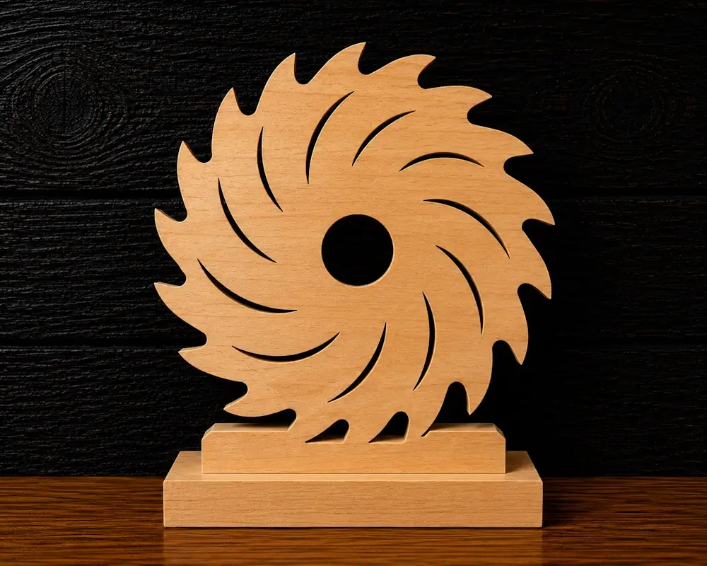 Saw Blade scroll saw pattern preview